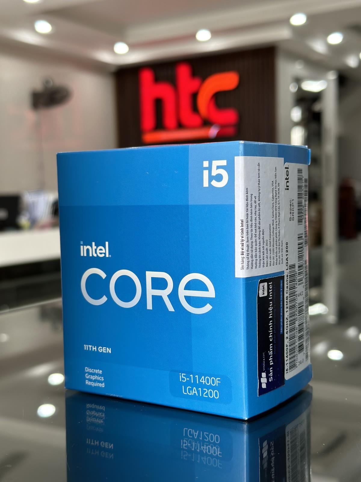 Chíp - BỘ VI XỬ LÝ / CPU Intel Core i5-11400F (12M Cache, 2.60 GHz up to 4.40 GHz, 6C12T, Socket 1200)