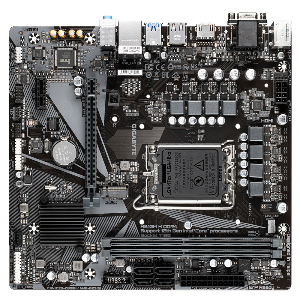 Mainboard Gigabyte H610M H DDR4