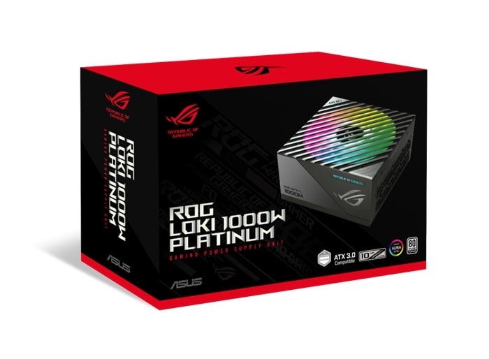 Nguồn Máy Tính Mini SFX-L Asus ROG LOKI 1000P 1000w Platinum ( Pci Gen 5.0 - Full Modular)