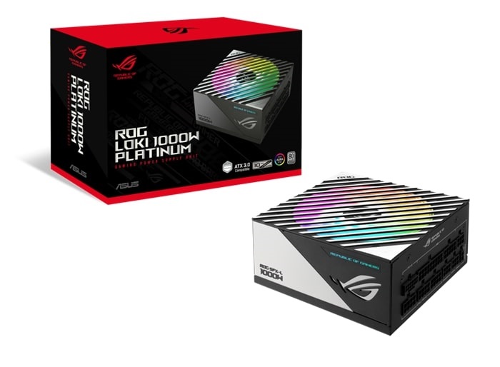 Nguồn Máy Tính Mini SFX-L Asus ROG LOKI 1000P 1000w Platinum ( Pci Gen 5.0 - Full Modular)