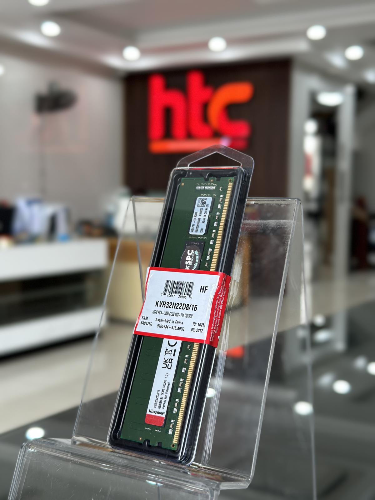 RAM Kingston 16GB DDR4 Bus 3200MHz