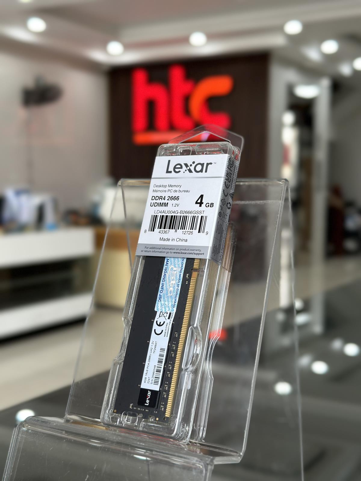 RAM DESKTOP DDR4 Lexar 4GB (1x4GB) UDIMM