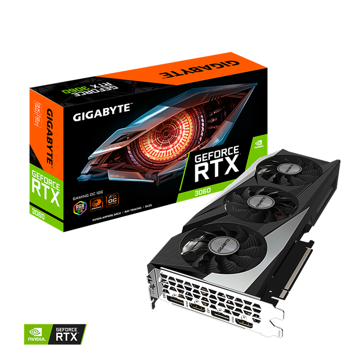Card màn hình / Vga GIGABYTE GeForce RTX 3060 GAMING OC 12G 