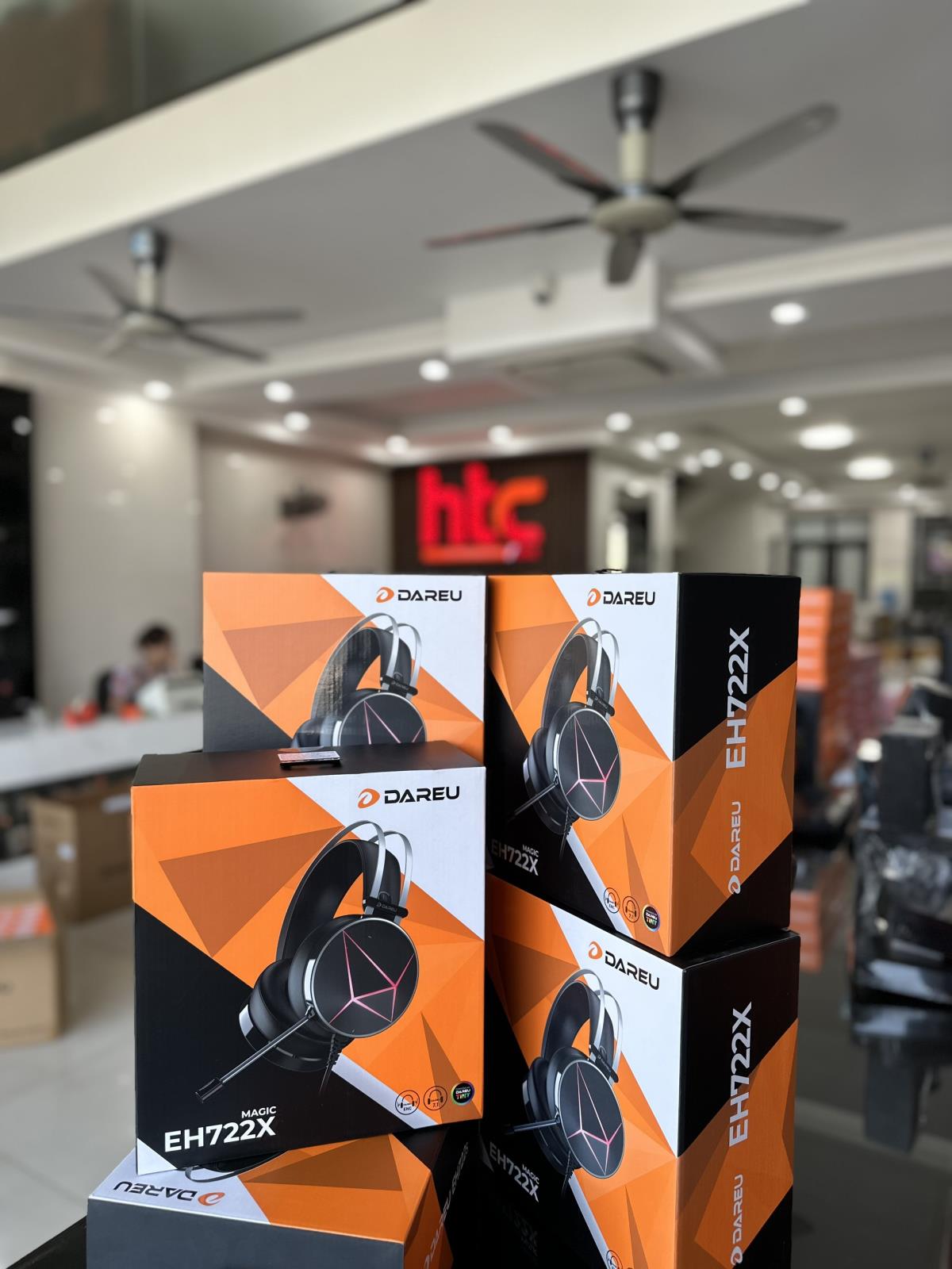 Tai nghe DareU EH722X 7.1 Black
