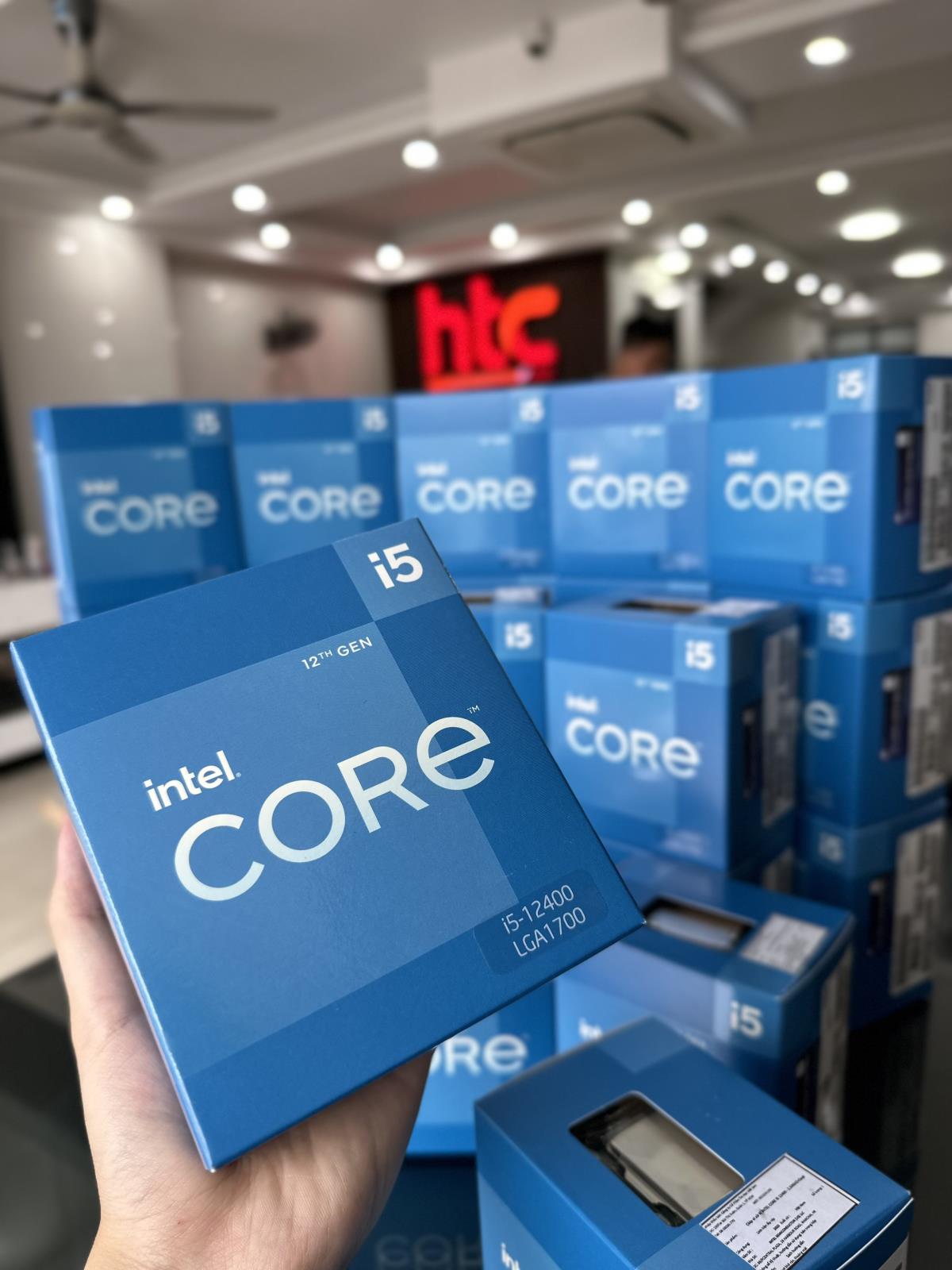 Chíp - BỘ VI XỬ LÝ / CPU Intel Core i5-12400 (Up To 4.40GHz, 6 Nhân 12 Luồng,18MB Cache, Socket 1700, Alder Lake)