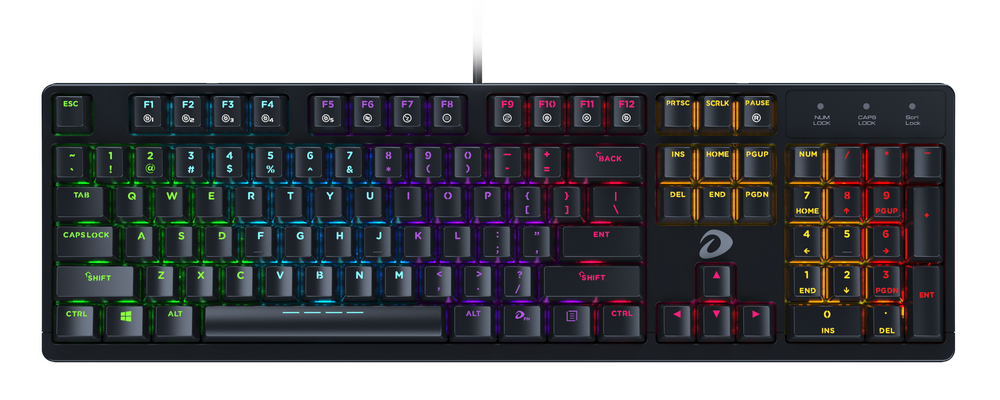 Bàn Phím cơ Dareu EK1280s Black - Red switch 1