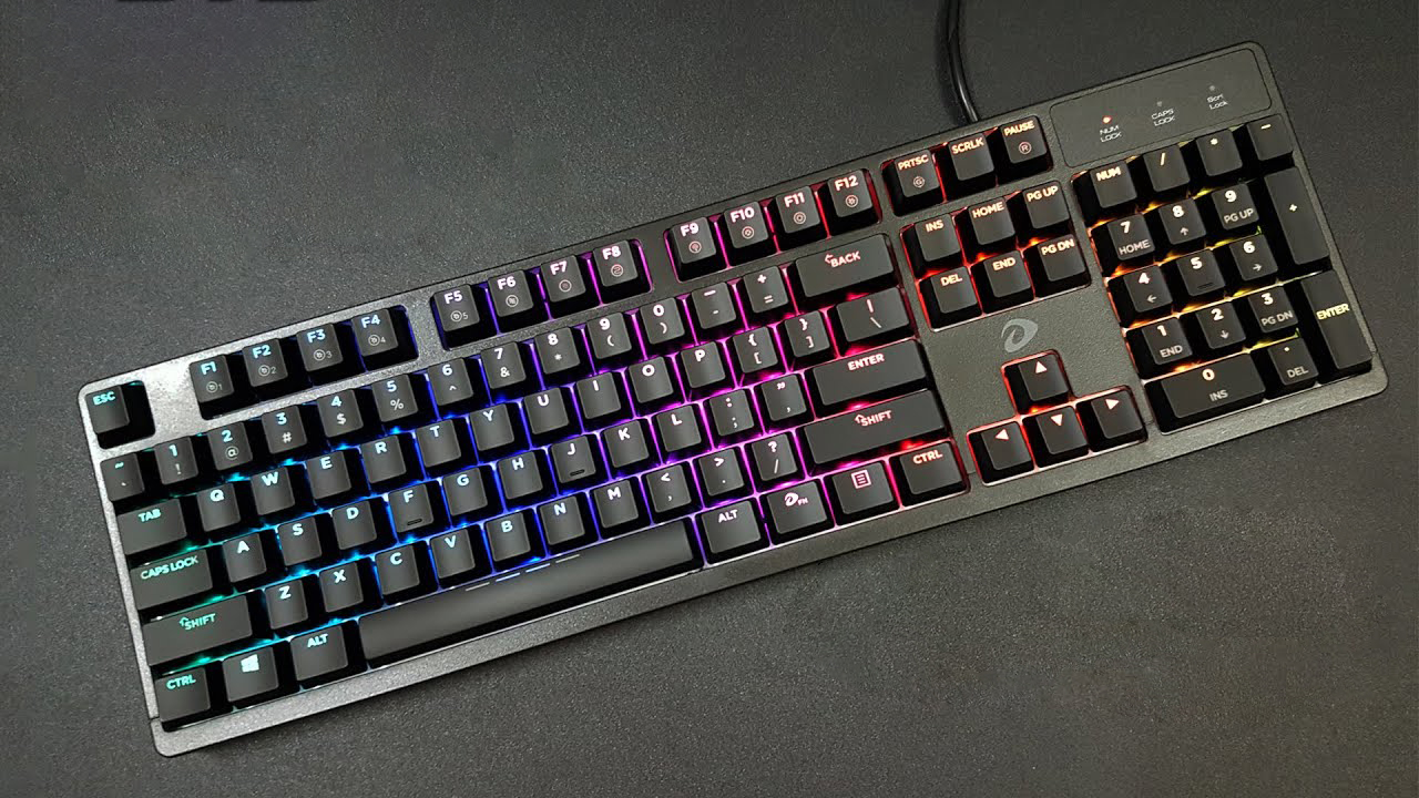 Bàn Phím cơ Dareu EK1280s Black - Red switch 3
