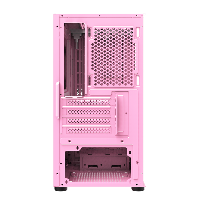 Vỏ case Xigmatek FADIL QUEEN 1F - EN48090 (Màu Hồng/ 1 Fan RGB)