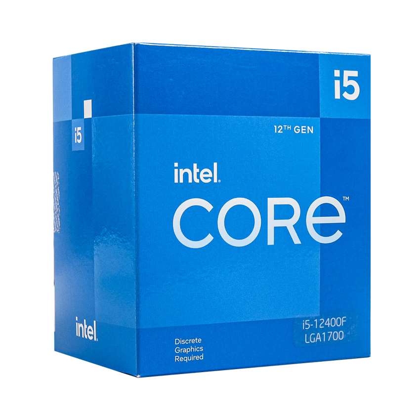 Chíp - BỘ VI XỬ LÝ / CPU Intel Core I5-12400F (UPTO 4.4GHZ, 6 NHÂN 12 LUỒNG, 18MB CACHE, 65W) - SOCKET INTEL LGA 1700)