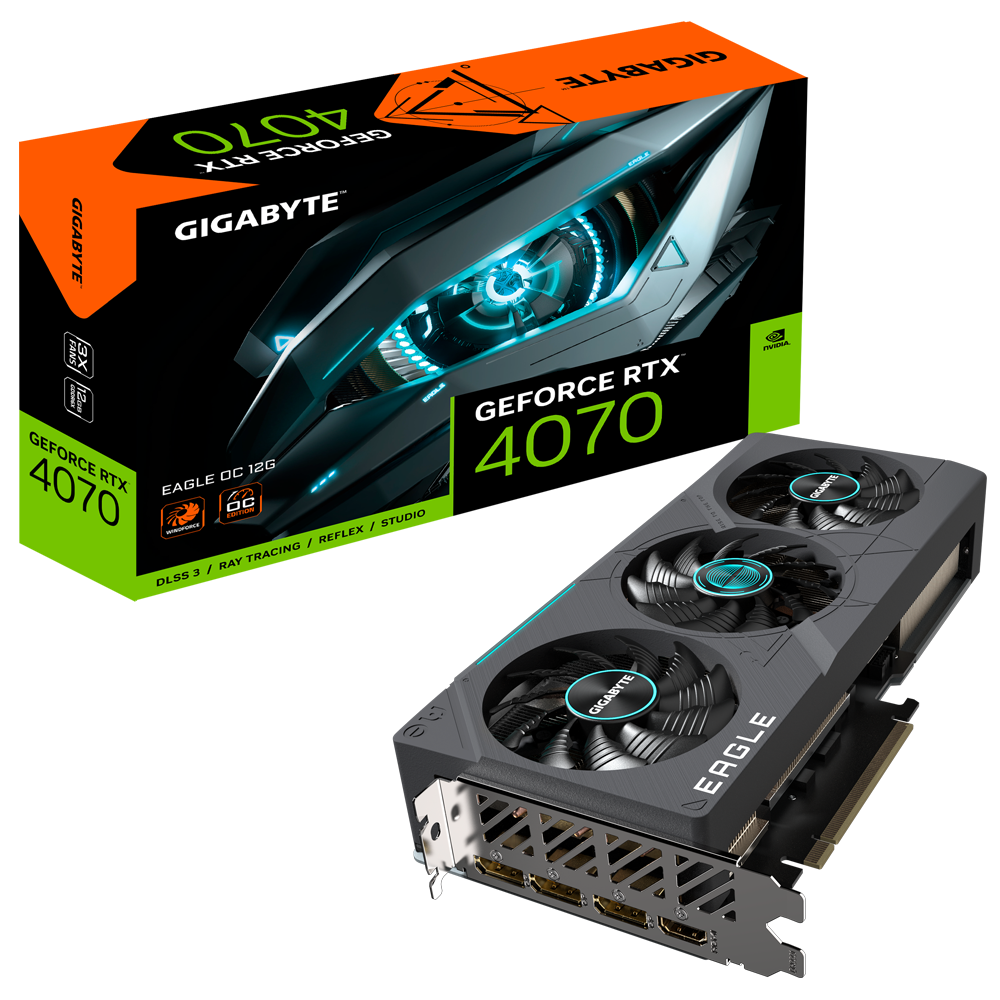 Card màn hình / VGA Gigabyte RTX 4070 Eagle OC 12GB (N4070EAGLE OC-12GD)