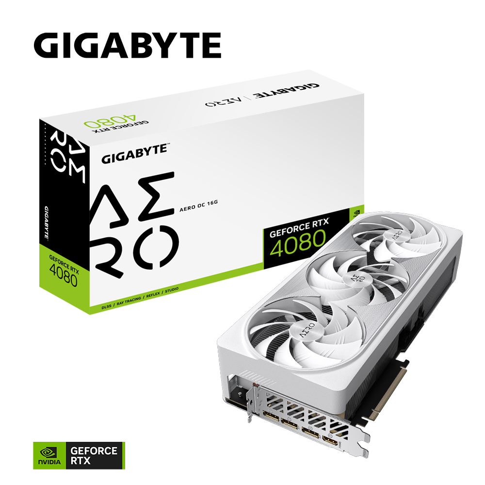 Card màn hình GIGABYTE GeForce RTX 4080 AERO OC 16GB (GV-N4080AERO OC-16GD)
