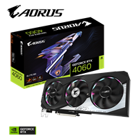 Card màn hình / VGA GIGABYTE AORUS GeForce RTX 4060 Ti ELITE 8G (GV-N406TAORUS-E-8GD)