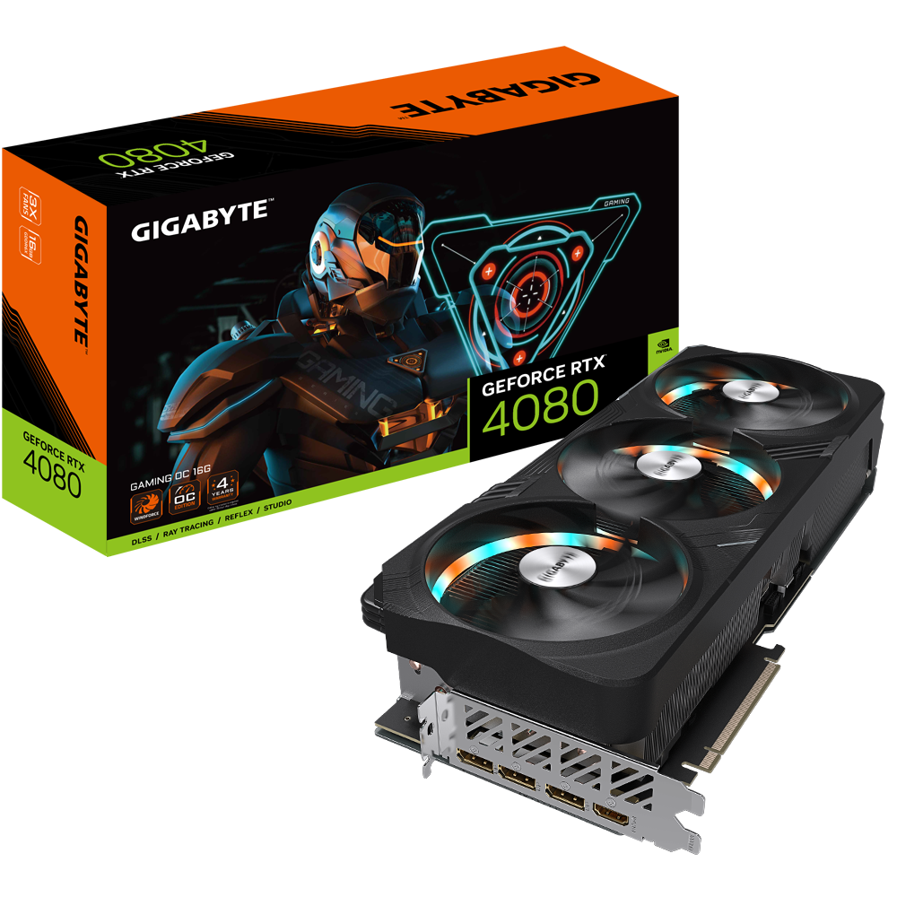 Card màn hình / Vga GIGABYTE GeForce RTX 4080 GAMING OC 16GB (GV-N4080GAMING OC-16GD)