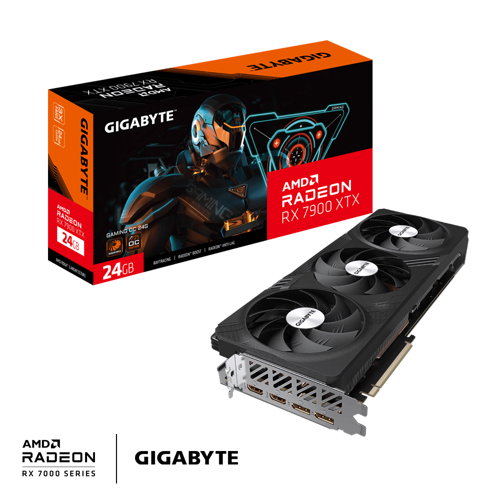 CARD MÀN HÌNH GIGABYTE RX 7900 XTX GAMING OC 24G
