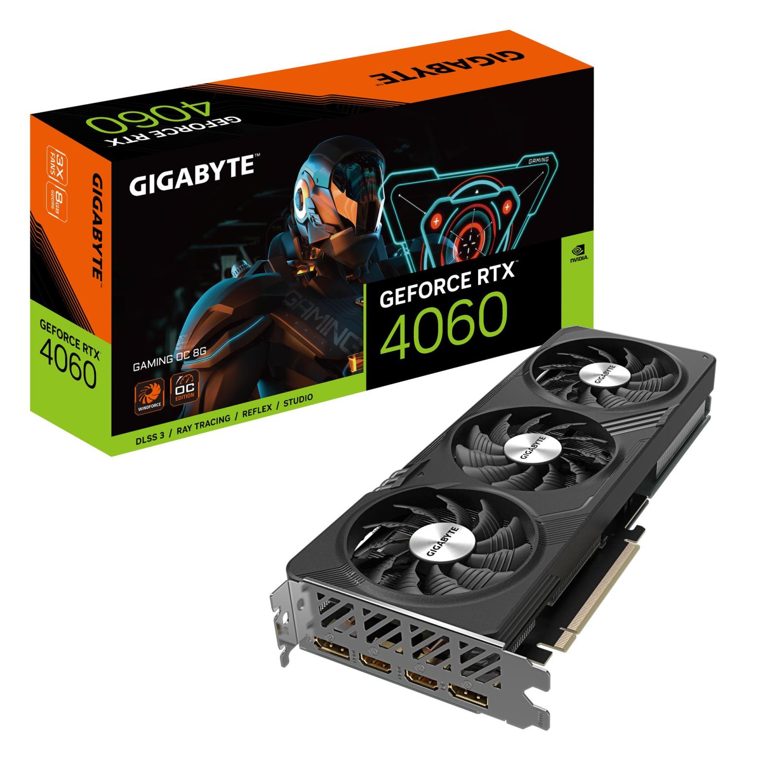 CARD MÀN HÌNH GIGABYTE RTX 4060 GAMING OC-8GD