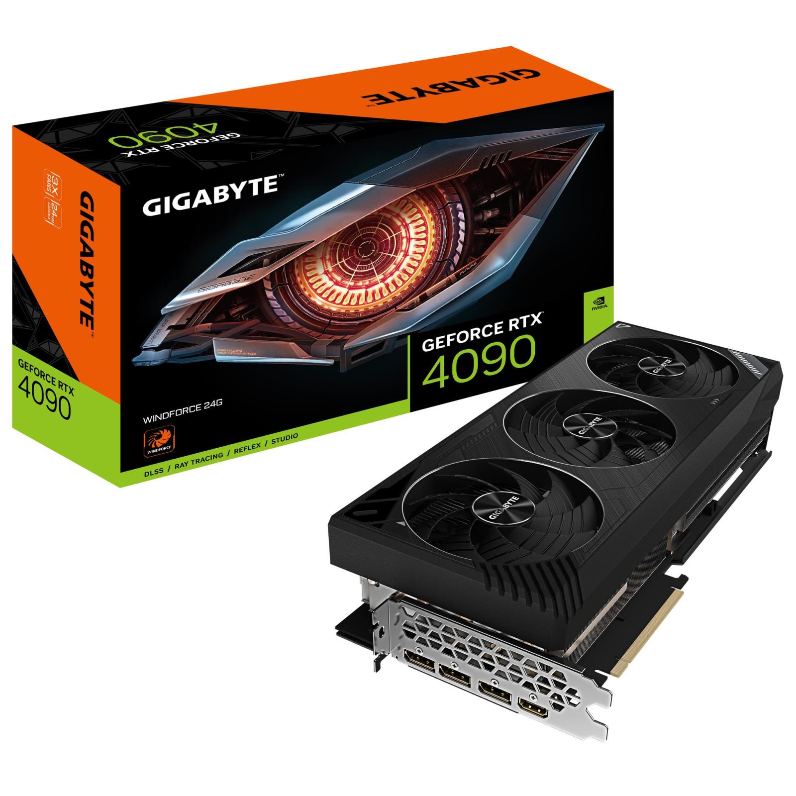 Card màn hình / VGA Gigabyte GeForce RTX 4090 WINDFORCE 24GB