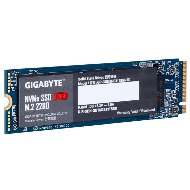 Ổ cứng SSD GIGABYTE 256GB M2 2280 NVMe PCI-Express 3.0 x4 GP-GSM2NE3256GNTD