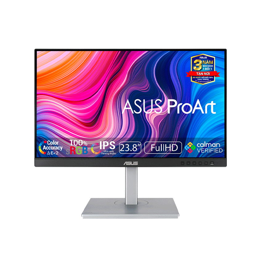 Màn Hình ASUS ProArt PA247CV (23.8 inch - FHD - IPS - 75Hz - 5ms - USB TypeC - Delta E<2)