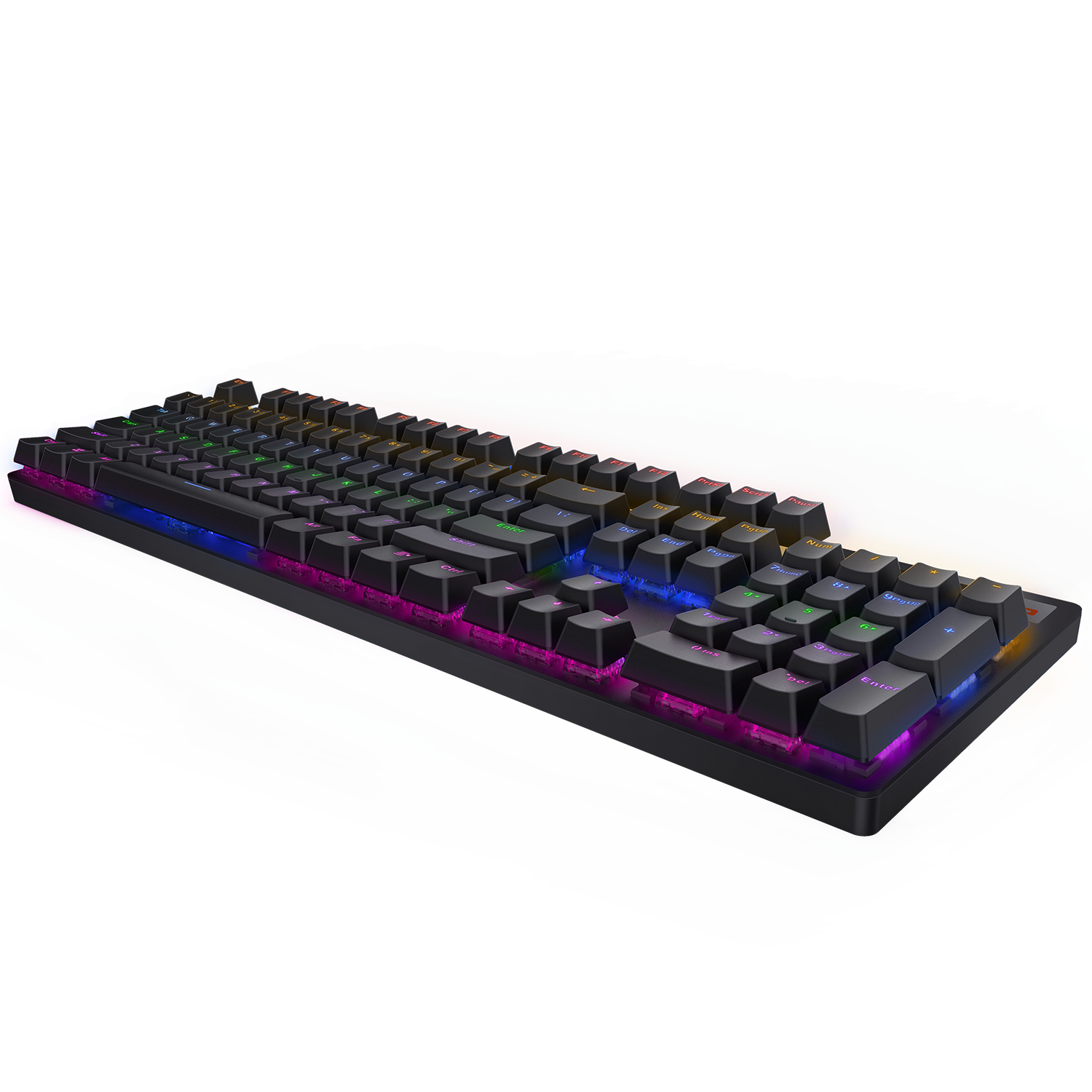 Bàn Phím Cơ Có Dây Gaming Rapoo V500 Pro Đen