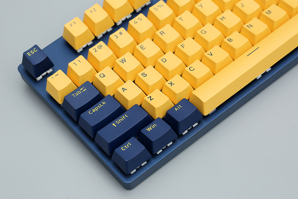 Bàn Phím Cơ Có Dây Gaming Rapoo V500Pro Vàng Xanh