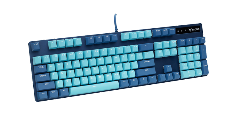 Bàn phím cơ Rapoo V500 Pro Cyan Blue
