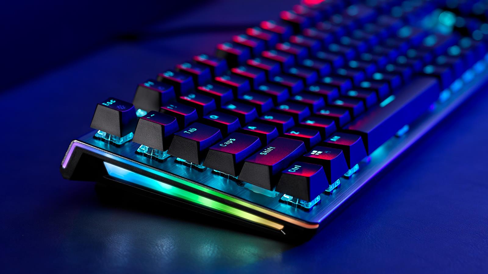 Bàn phím quang cơ gaming có dây Rapoo V530 Led RGB