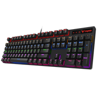 Bàn Phím Cơ Có Dây Gaming Rapoo V500 Pro Đen