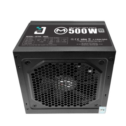Nguồn Jetek M500 500W – 80 Plus White