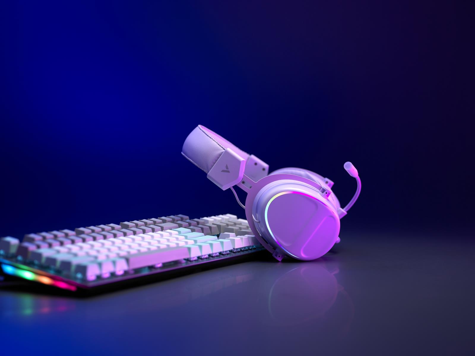 TAI NGHE GAMING RAPOO VH650 PURPLE (USB, 7.1 LED RGB)