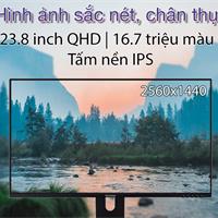 Màn hình ViewSonic VX2480-2K-SHD 24" IPS 2K 75Hz chuyên đồ họa
