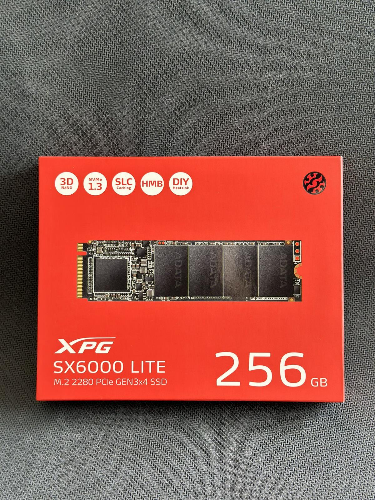 Ổ CỨNG SSD ADATA SX6000NP LITE 256GB M.2 2280 PCIE NVME GEN 3X4 (ĐỌC 1800MB/S - GHI 1200MB/S)