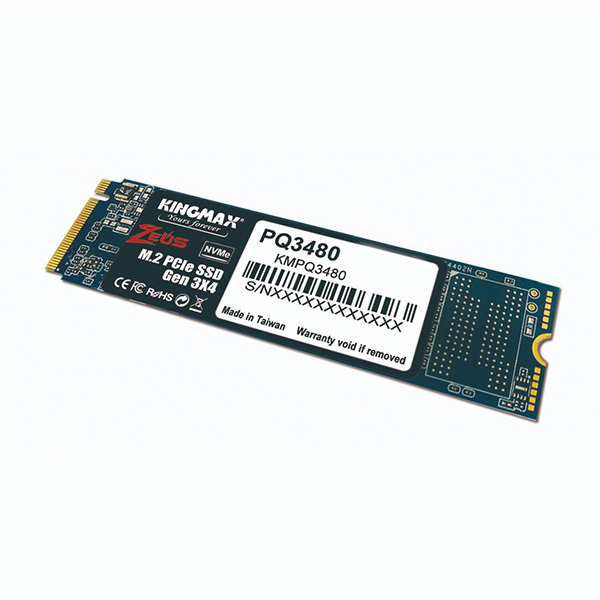 Ổ cứng SSD KINGMAX Zeus PQ3480 128GB NVMe M.2 2280 PCIe Gen 3.0 x4