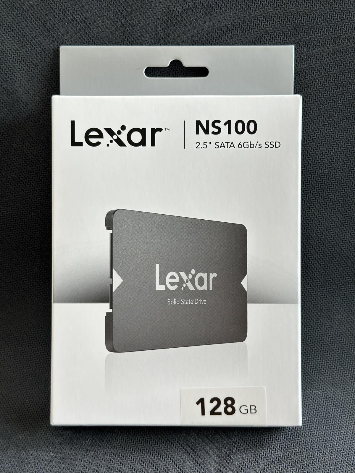 Ổ CỨNG SSD LEXAR NS100 128GB SATA3 2.5 INCH (ĐOC 520MB/S - GHI 450MB/S) - (LNS100-128RB)