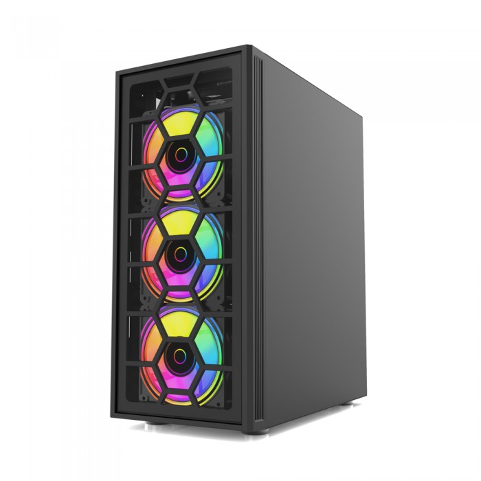 Vỏ case Coolerplus XFX 3F101 (kèm 3 Fan)