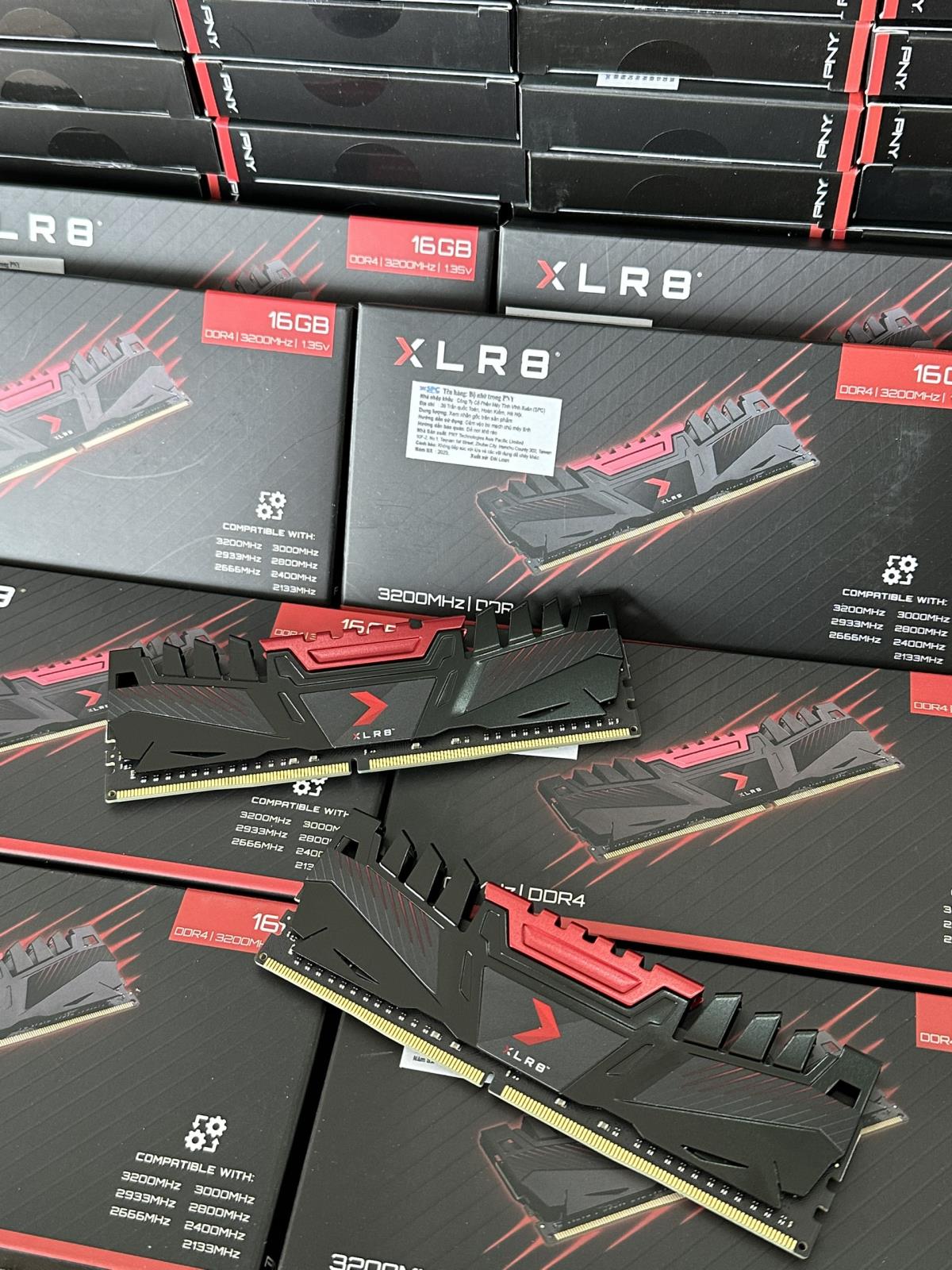 Ram PNY XLR8 Gaming 16GB (1x16GB) DDR4 3200MHz