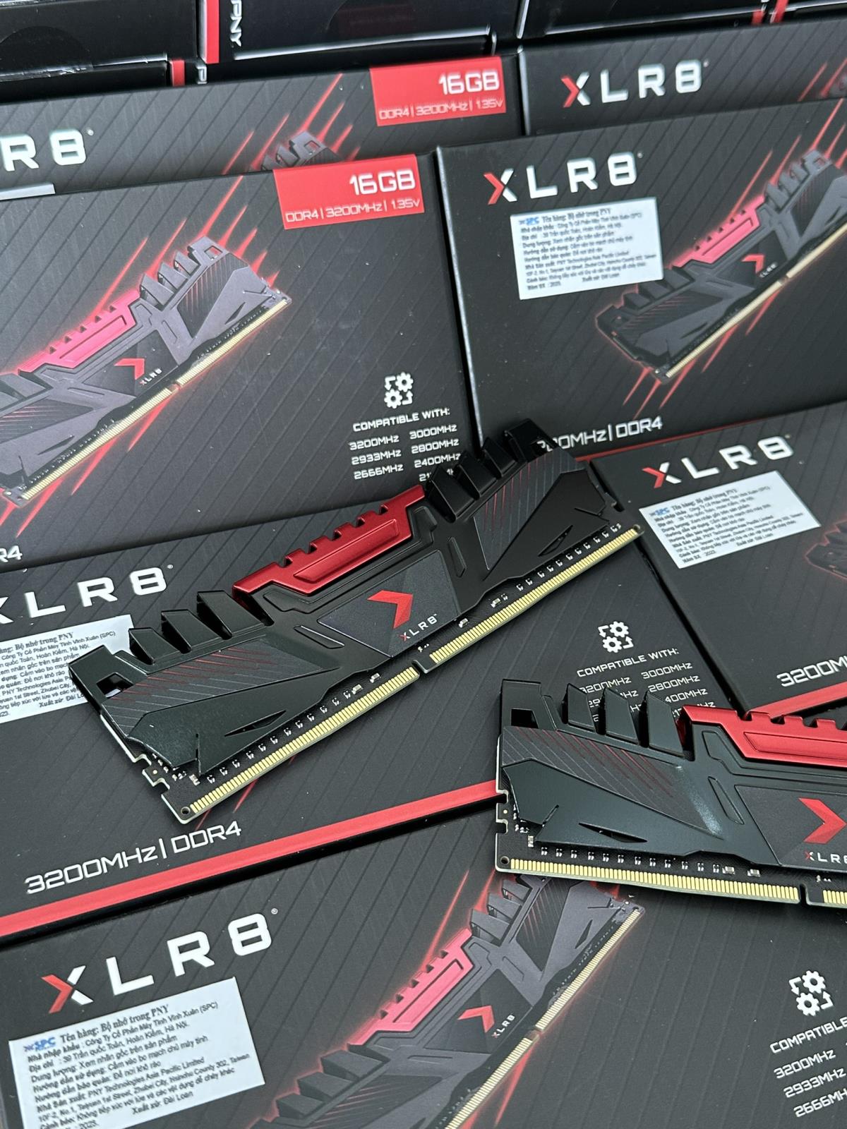 Ram PNY XLR8 Gaming 16GB (1x16GB) DDR4 3200MHz
