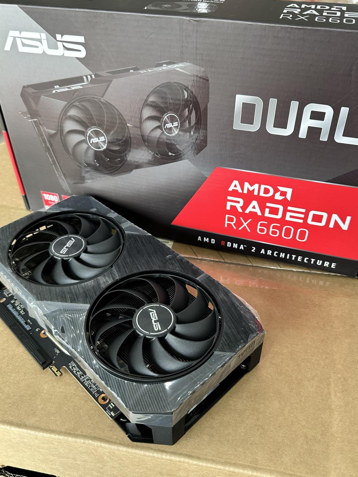 Card màn hình / VGA  ASUS Dual Radeon RX 6600 8GB V2 GDDR6 (DUAL-RX6600-8G-V2)