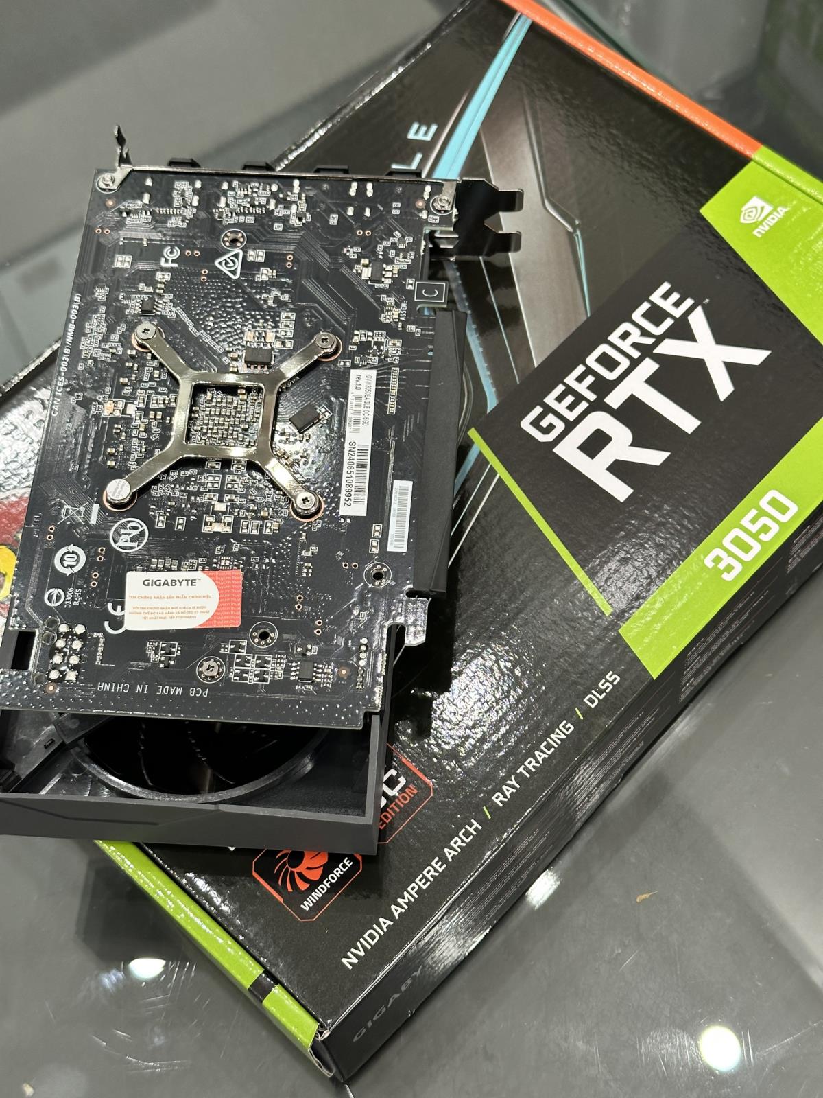 CARD MÀN HÌNH GIGABYTE RTX 3050 EAGLE OC 8G