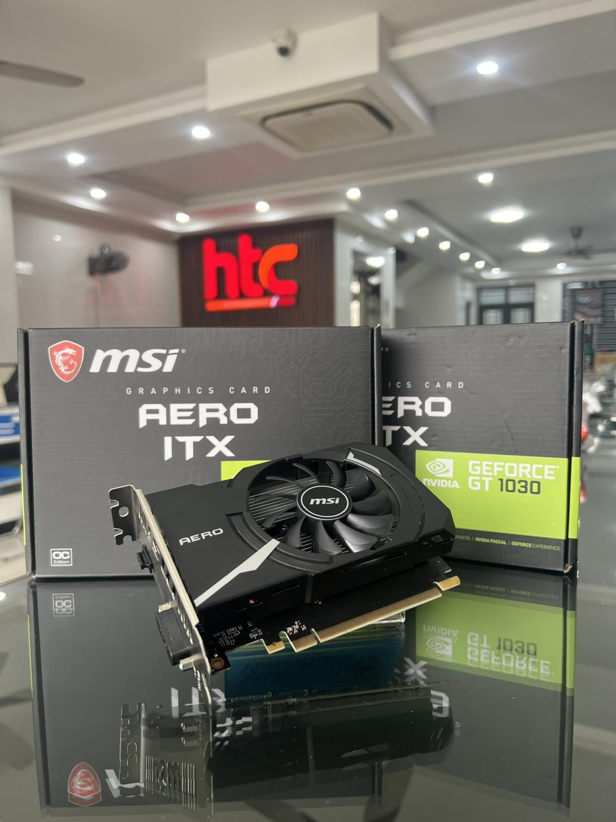 Card màn hình MSI GeForce GT 1030 AERO ITX 4GD4 OC