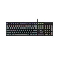 BÀN PHÍM CƠ GAMING AULA S2022 MÀU ĐEN (BLUE SWITCH, USB, LED RAINBOW)