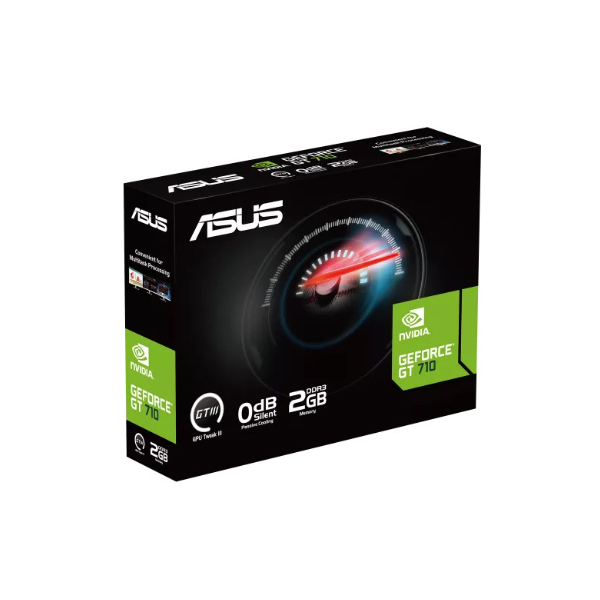 Card màn hình / VGA  ASUS GeForce 710 2GB DDR3 EVO 2GB GDDR3 (GT710-SL-2GD3-BRK-EVO)