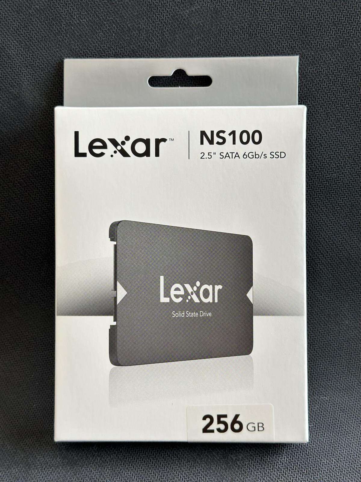 Ổ CỨNG SSD LEXAR NS100 256GB SATA3 2.5 INCH (ĐOC 520MB/S - GHI 450MB/S) - (LNS100-256RB)