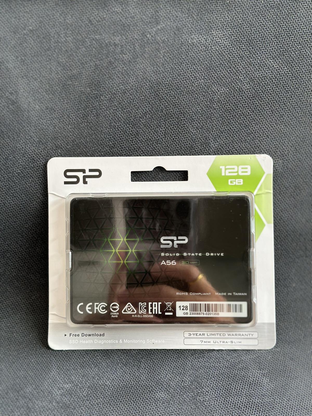 Ổ SSD Silicon SP128GBSS3A56B25 A56 128Gb (SATA3/ 2.5Inch/ 520MB/s/ 450MB/s)
