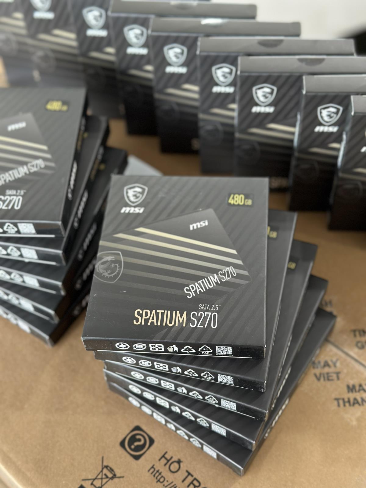 Ổ cứng SSD MSI SPATIUM S270 480GB sata 3 2.5 inch