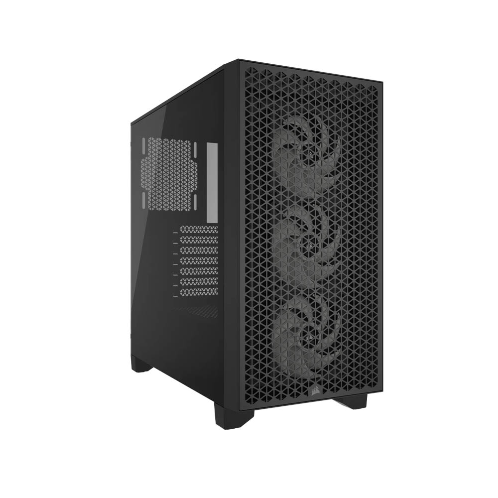 Vỏ case / Vỏ máy tính Corsair 3000D RGB Tempered Glass Mid-Tower, Black (CC-9011255-WW)