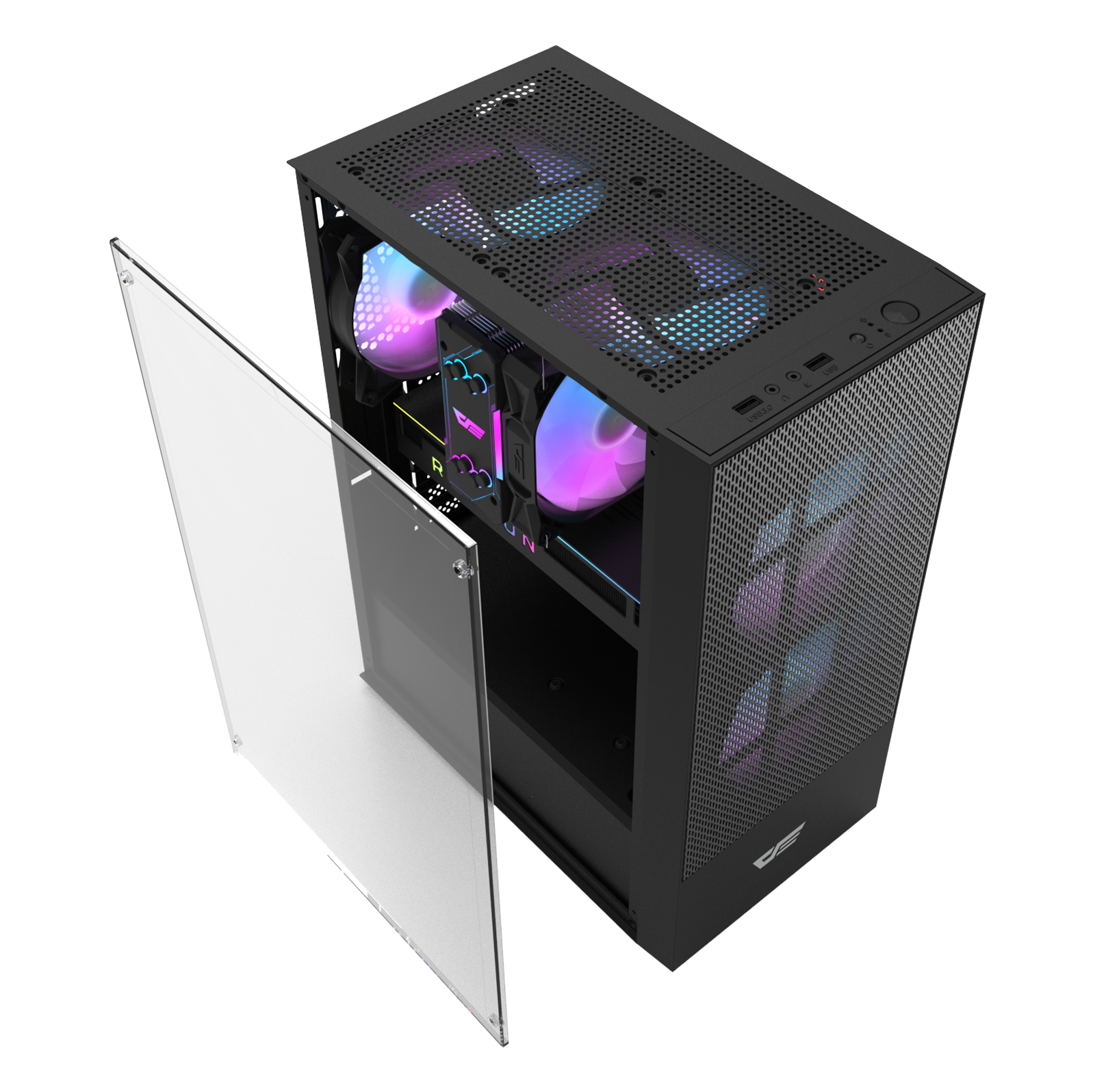 Vỏ case / Vỏ máy tính Darkflash A290 (ATX - Màu Đen)