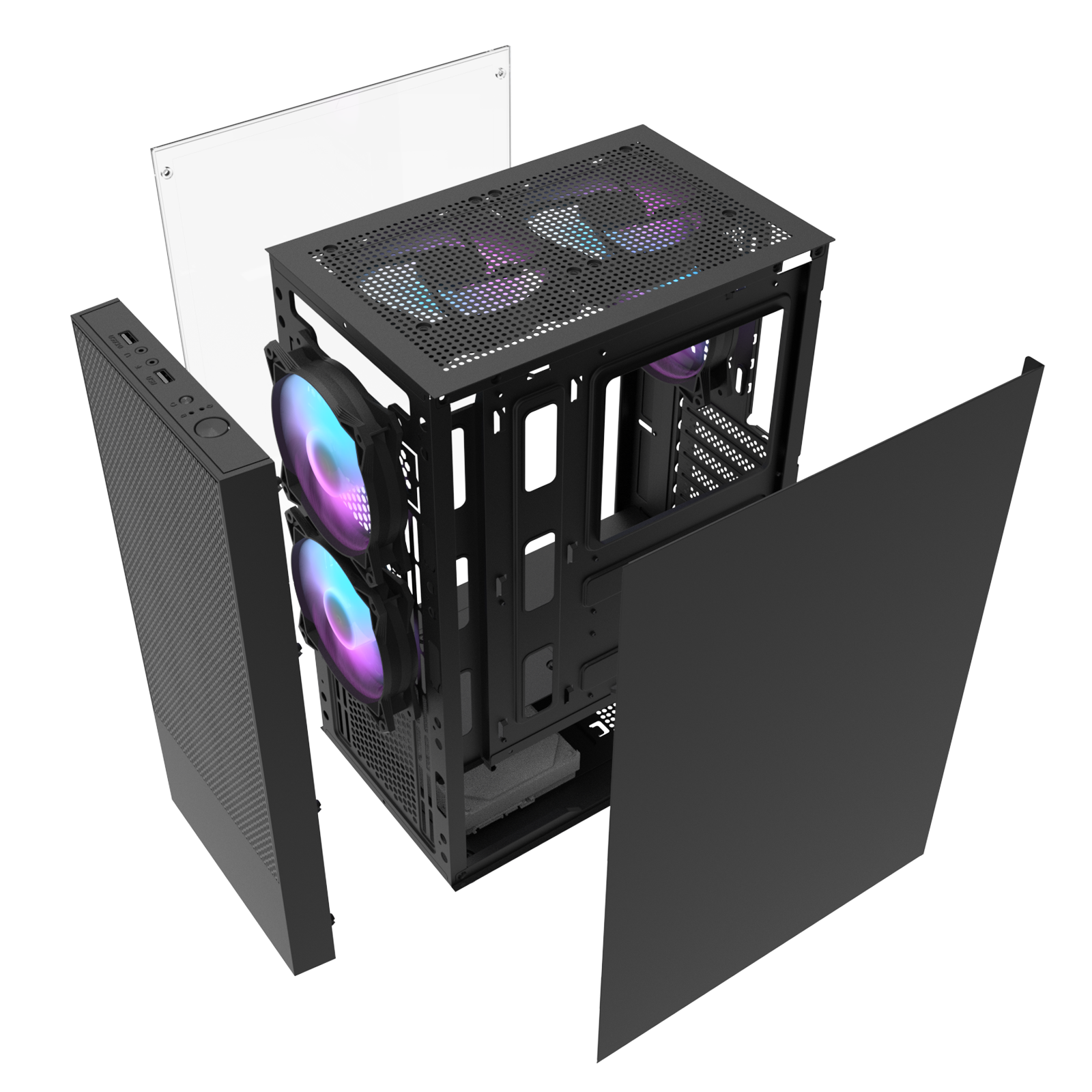 Vỏ case / Vỏ máy tính Darkflash A290 (ATX - Màu Đen)