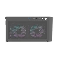 Vỏ Case máy tính Darkflash AL390 Black (MATX, Led ARGB, Màu Đen)