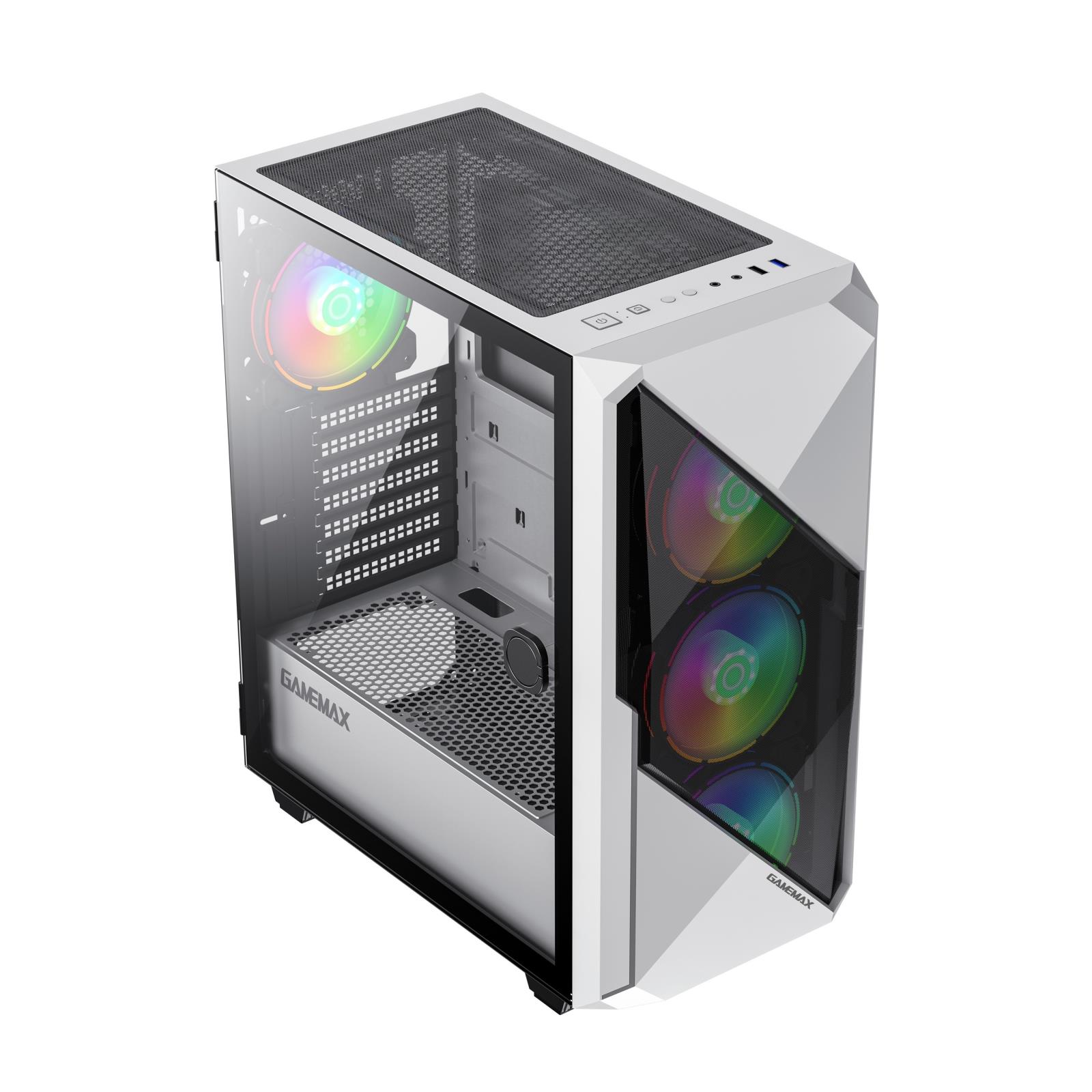 Vỏ Case GAMEMAX REVOLT - Mầu Trắng - New Vesion 2.0