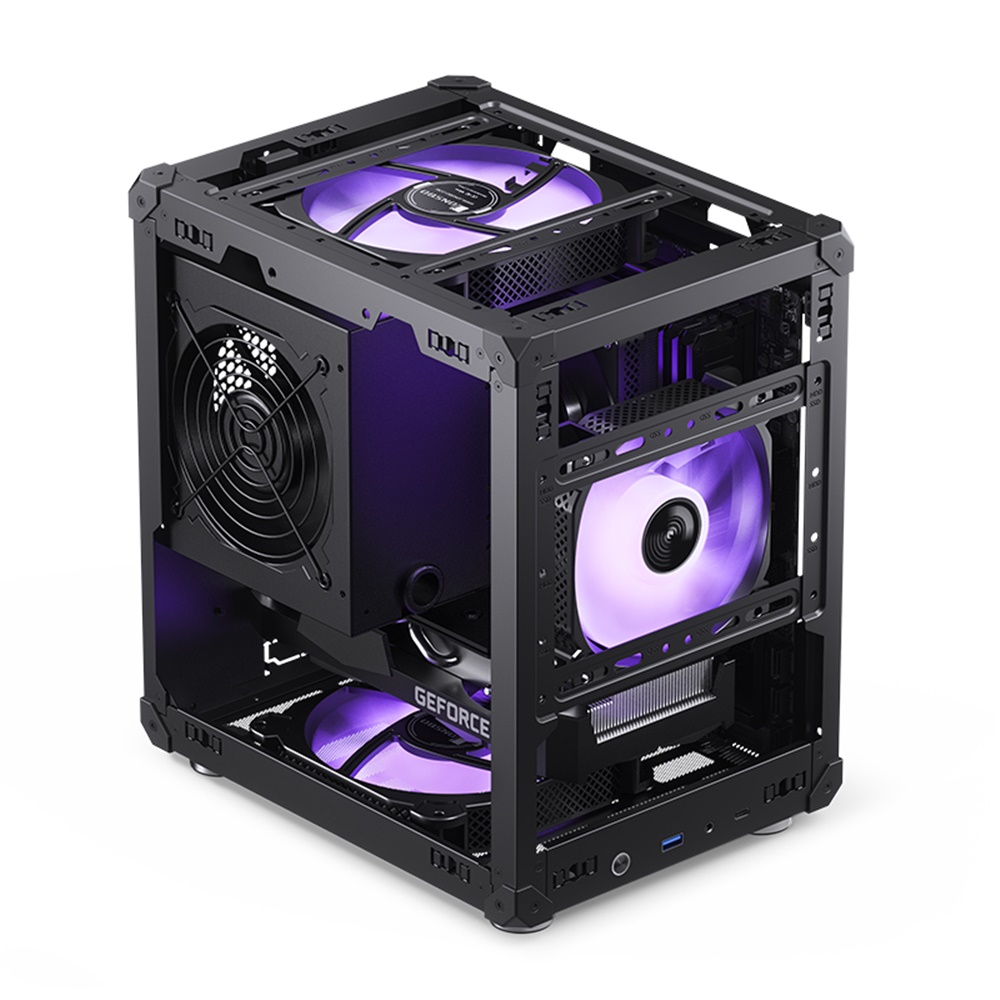 VỎ CASE JONSBO C6 BLACK ( MINI TOWER|MÀU ĐEN)